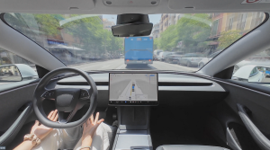 Tesla testar självkörande bilar i Europa Tesla med FSD i Madrid