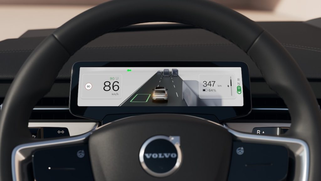 Volvo EX90 instrumentbräda